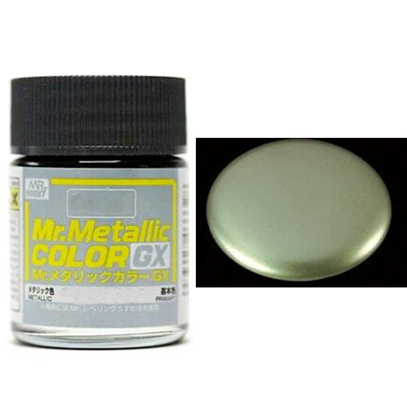 Mr Hobby GX-211 Metal Yellow Green Mr Metallic Color GX GX-211