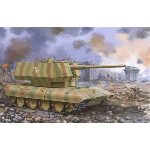 Trumpeter 09585 1/35 German E100 WWII Flakpanzer 12.8cm FlaK 40 09585