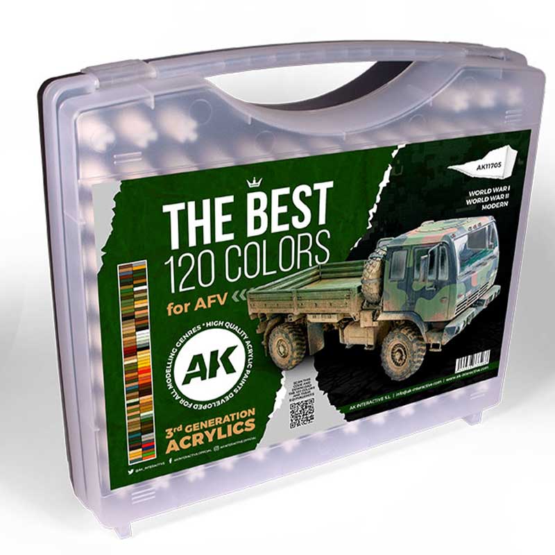 AK Interactive Acrylic AFV 3g Paints – AFV Paint Sets (3-8 Assorted Paint  Sets)