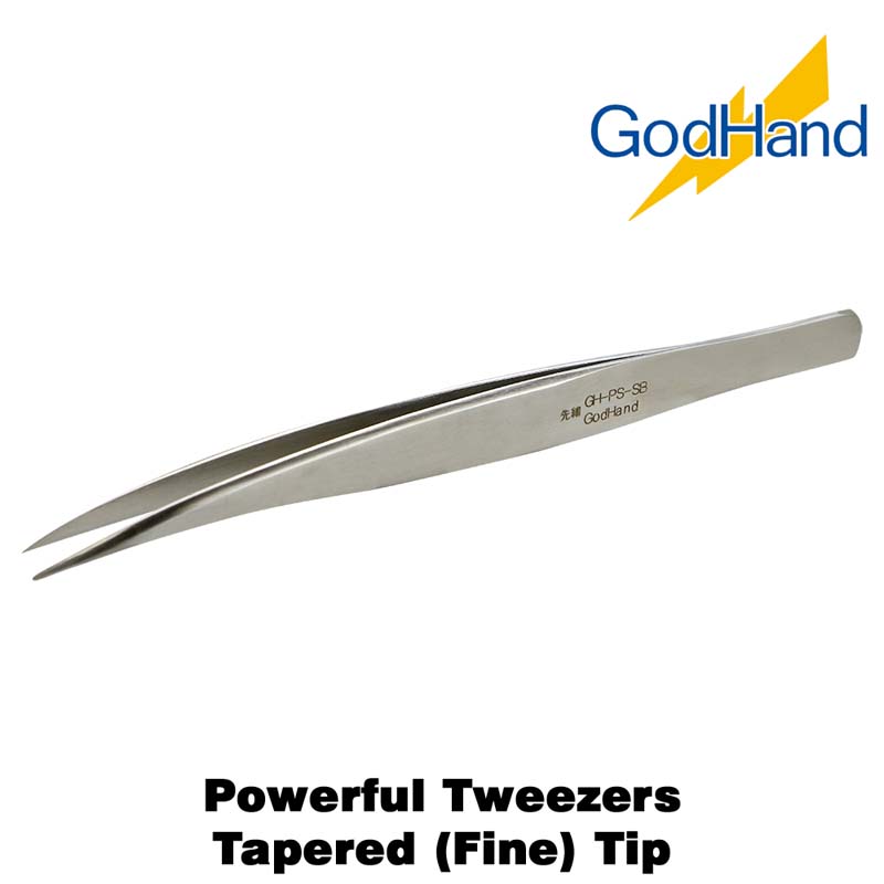 GodHand PS-SH Wide Tip Powerful Hobby Tweezers – Galactic Toys &  Collectibles
