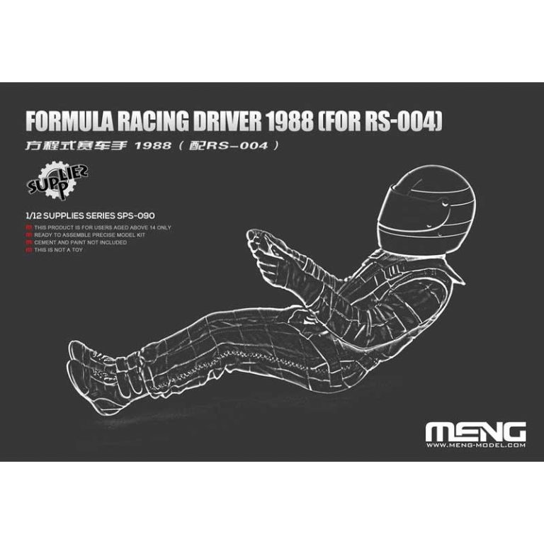 Our 1/12 Formula Racing Driver 1988 (Resin) SPS-090 Meng Model | Scale