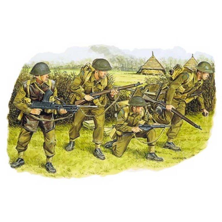 Our 1/35 WWII British Commonwealth Troops (Nw Europe 1944) 6055 Dragon ...