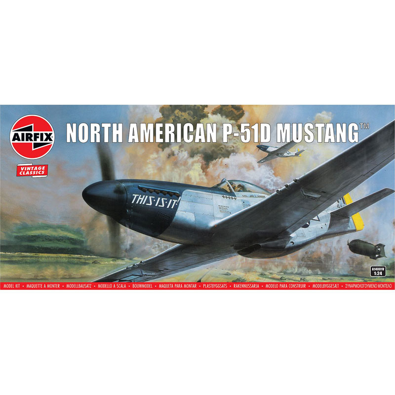 Airfix A14001V 1/24 North American P-51D Mustang