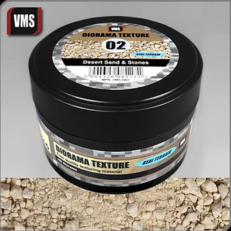 VMS DI07 100ml Diorama Texture No.2 Desert Sand & Stones