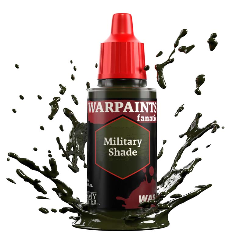 The Army Painter WP3209P Warpaints Fanatic Wash: Military Shade