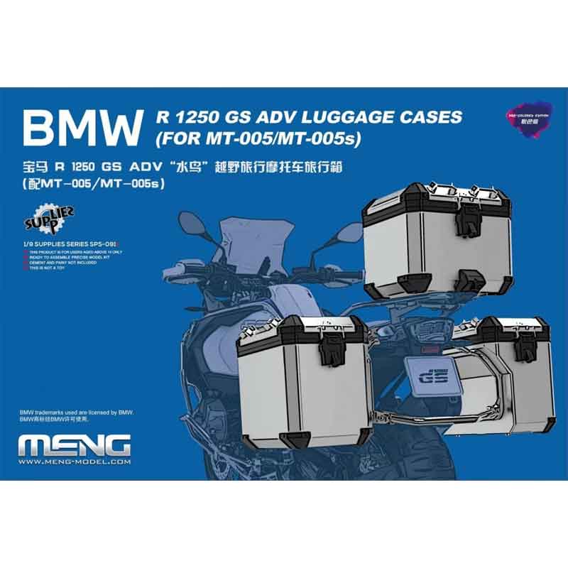 Meng Model SPS-091S 1/9 BMW R 1250 GS ADV Luggage (Pre-Colored)