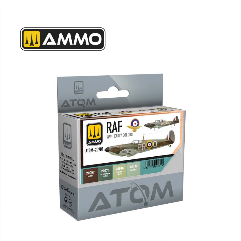 Ammo ATOM-20901 ATOM RAF WWII Early Colors Set