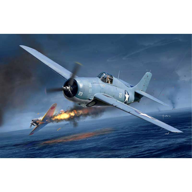 Academy 12355 1/48 USN F4F-4 Wildcat "Battle of Midway"