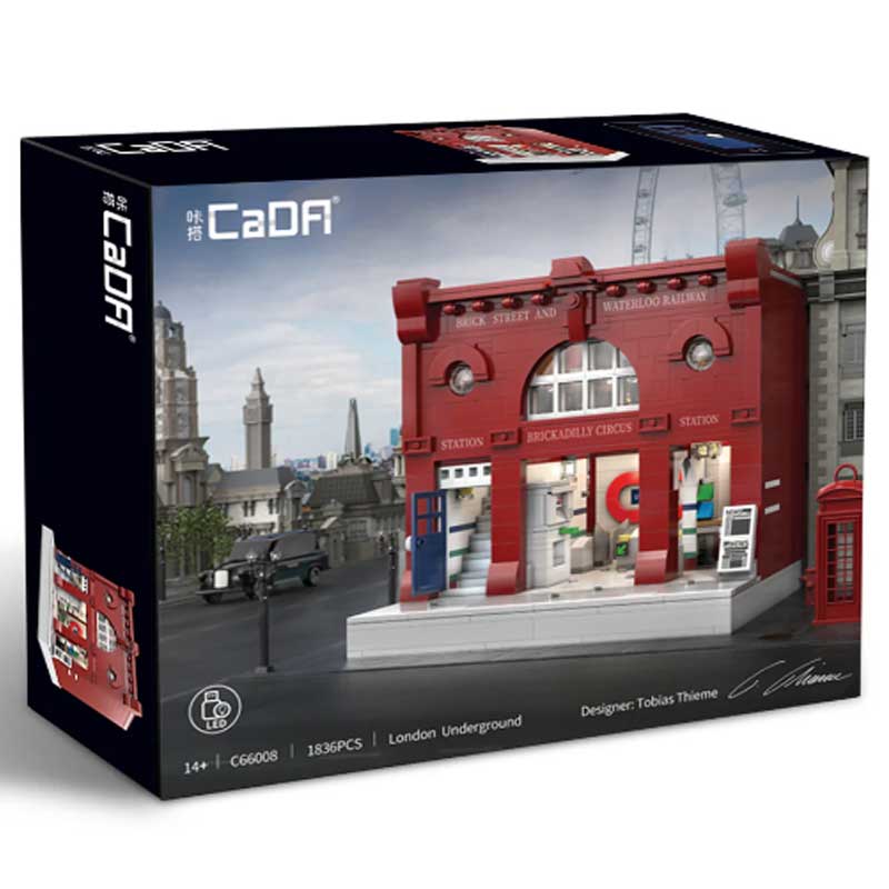 CaDA Bricks C66008W London Underground Station - 1836 pcs