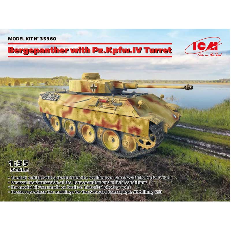 1/35 Bergepanther with Pz.Kpfw.IV Turret ICM 35360