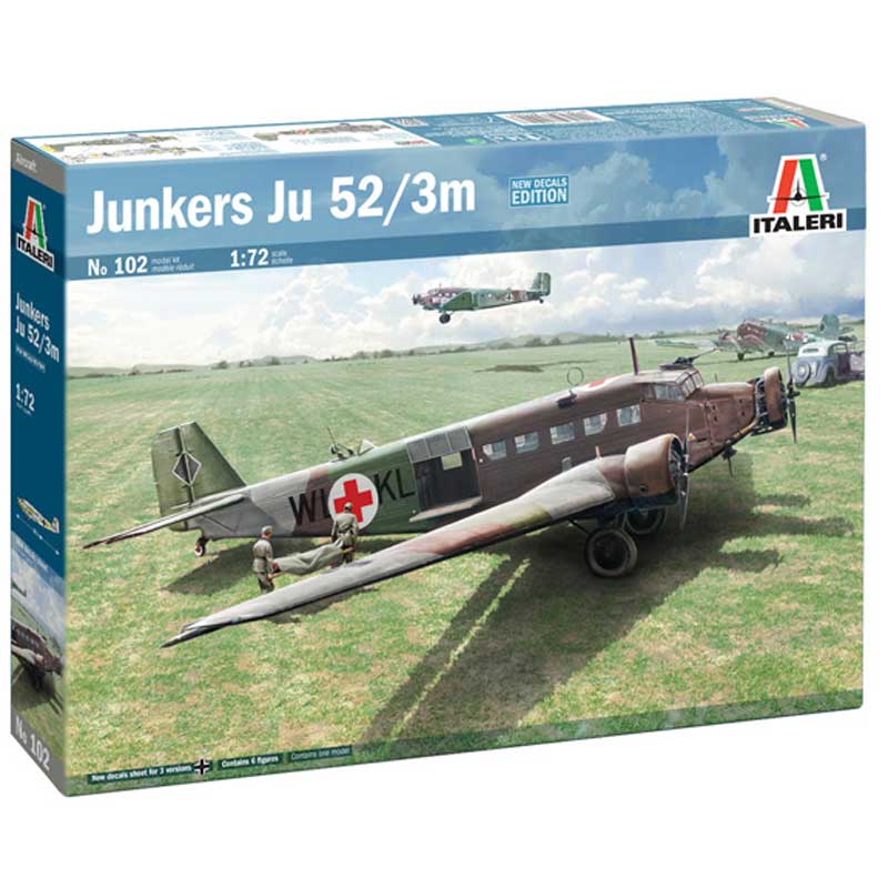 1/72 Junker Ju-52/3m Italeri 102