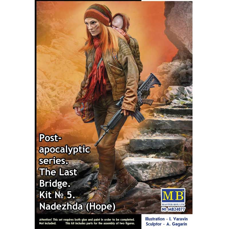 1/24 Pоst-apocalyptic series. The Last Bridge. Kit No 5. Nadezhda (Hope) Masterbox MB24077