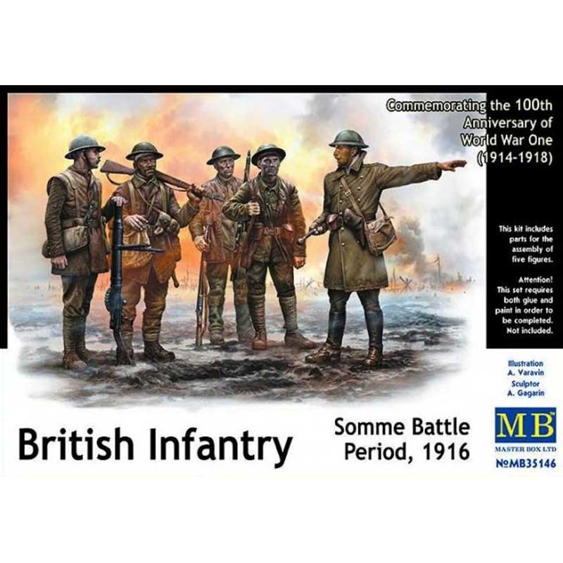1/35 British Infantry Somme Battle period