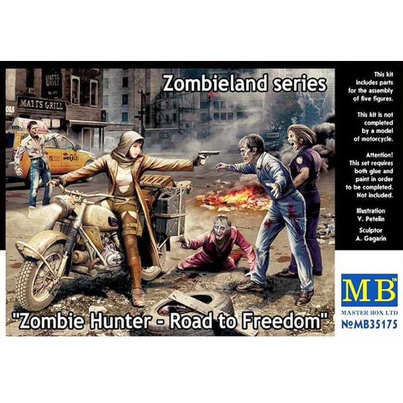 1/35 Zombie Hunter - Road to Freedom Zombieland series Masterbox MB35175