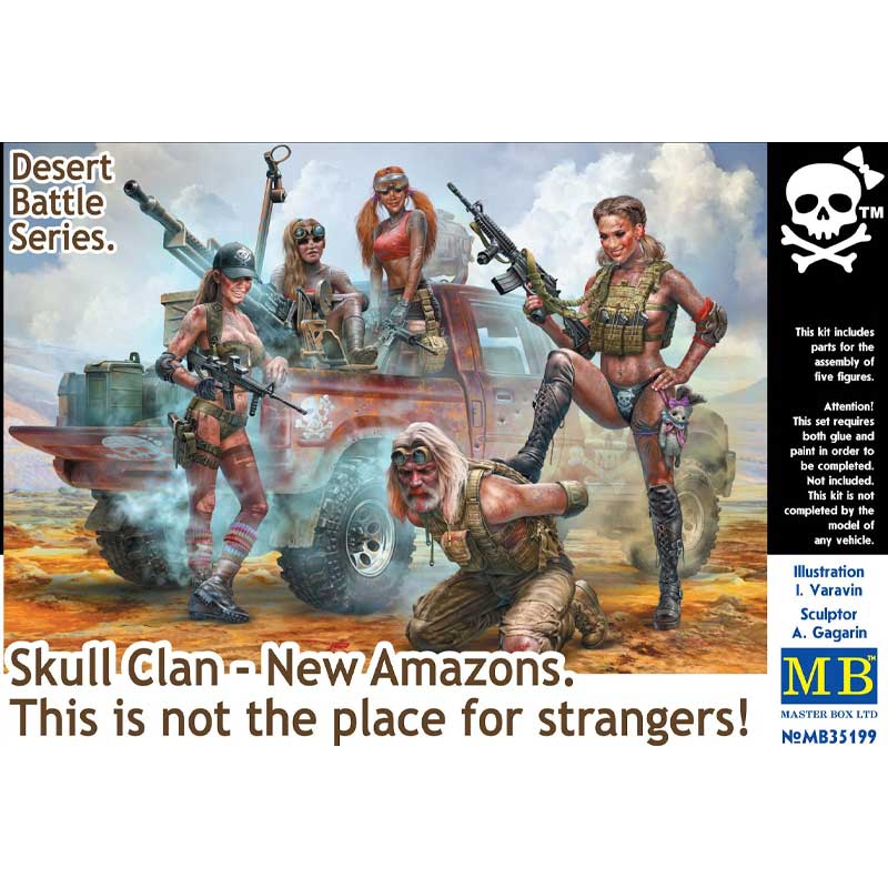 1/35 Desert Battle Series Skull Clan - New Amazons Masterbox MB35199
