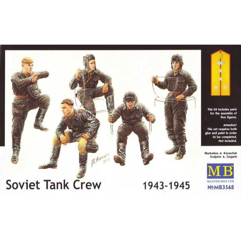 1/35 Soviet Tank Crew 1943-1945 Masterbox MB3568