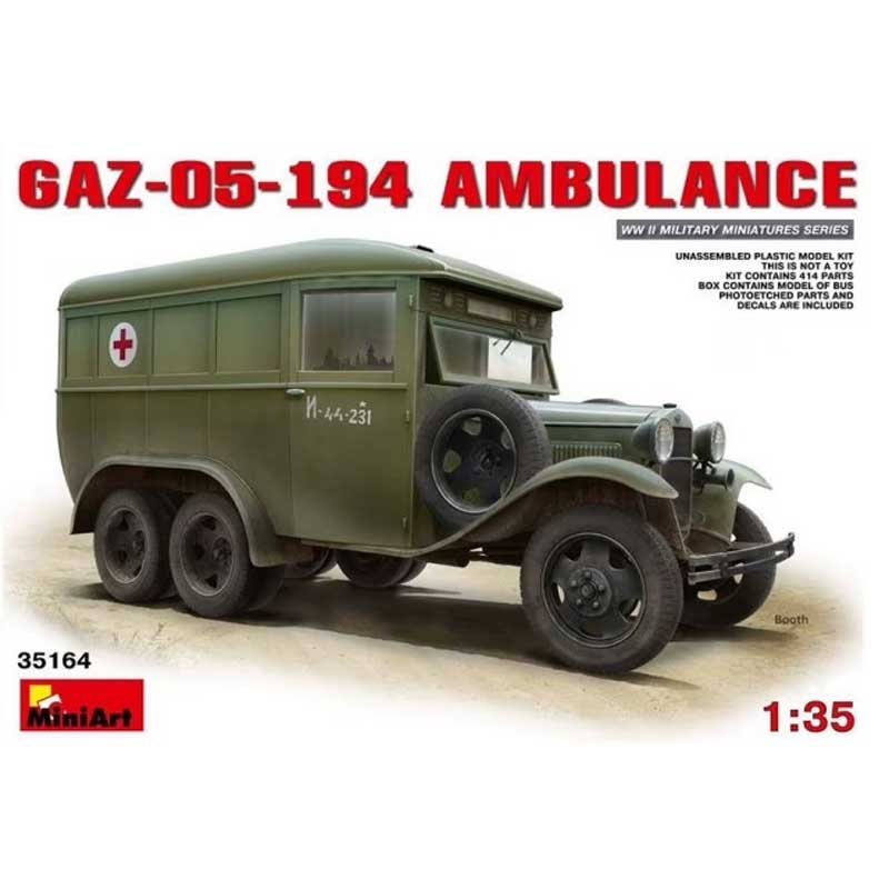 1/35 GAZ-05-194 Ambulance Miniart 35164