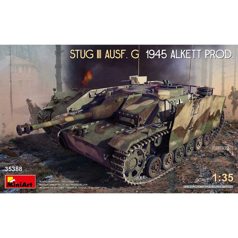 1/35 StuG III Ausf. G 1945 Alkett Prod. Miniart 35388