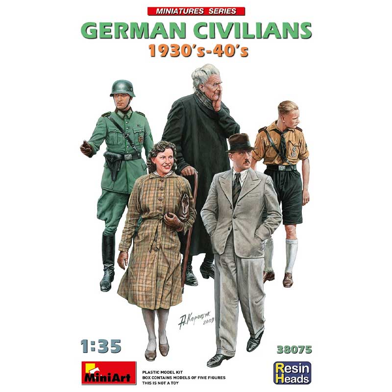 1/35 German Civilians 1930s-40s Miniart 38075