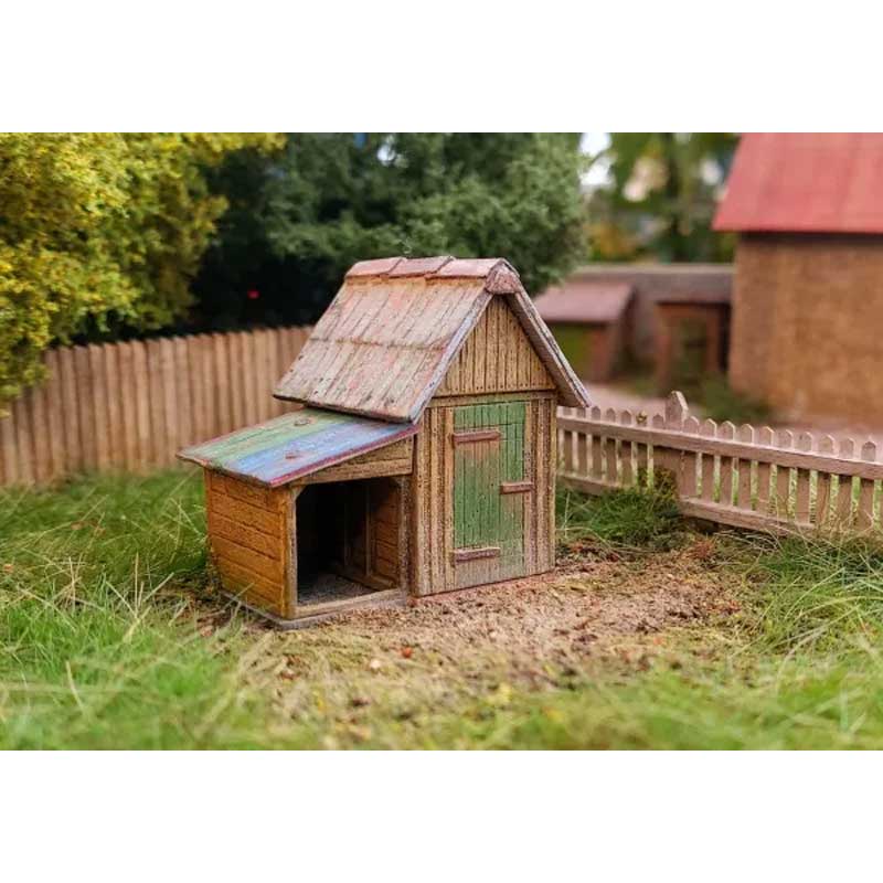 Garden House With Shed (N) Model Scene 96533