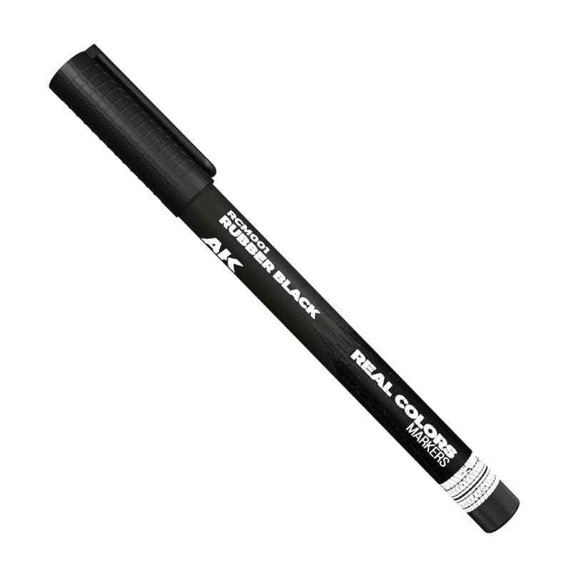 AK Interactive RCM001 Rubber Black Real Colors Markers