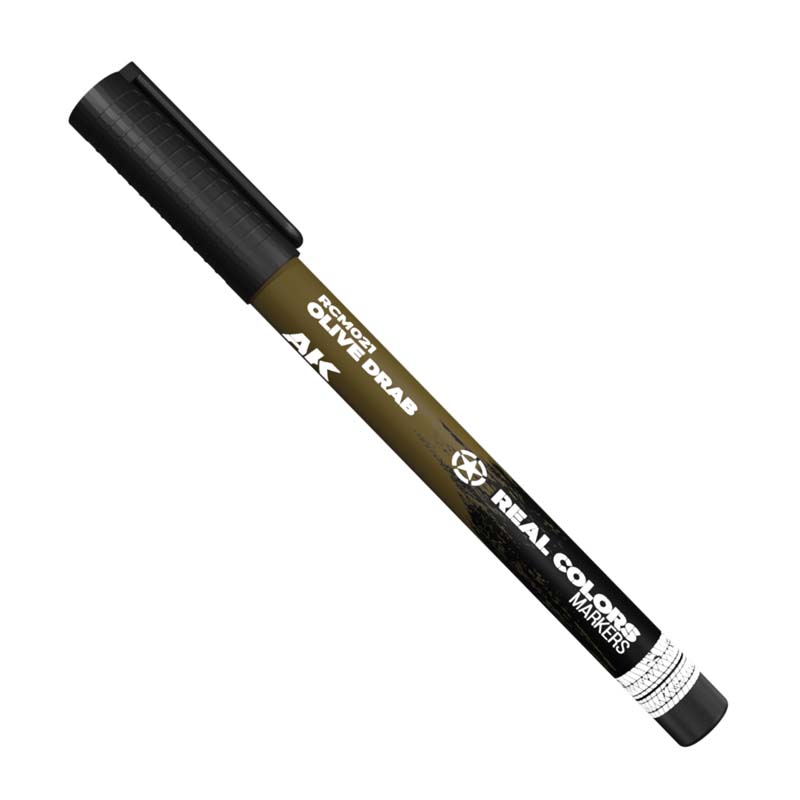 AK Interactive RCM021 Olive Drab Real Colors Markers