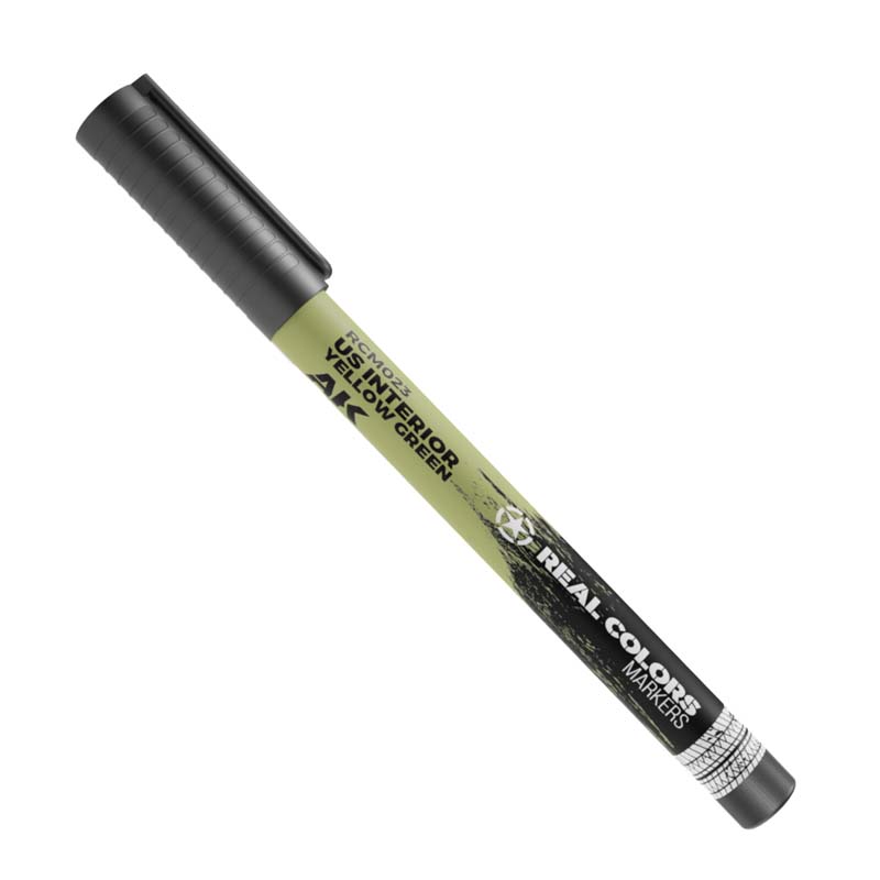 AK Interactive RCM023 US Interior Yellow Green Real Colors Markers