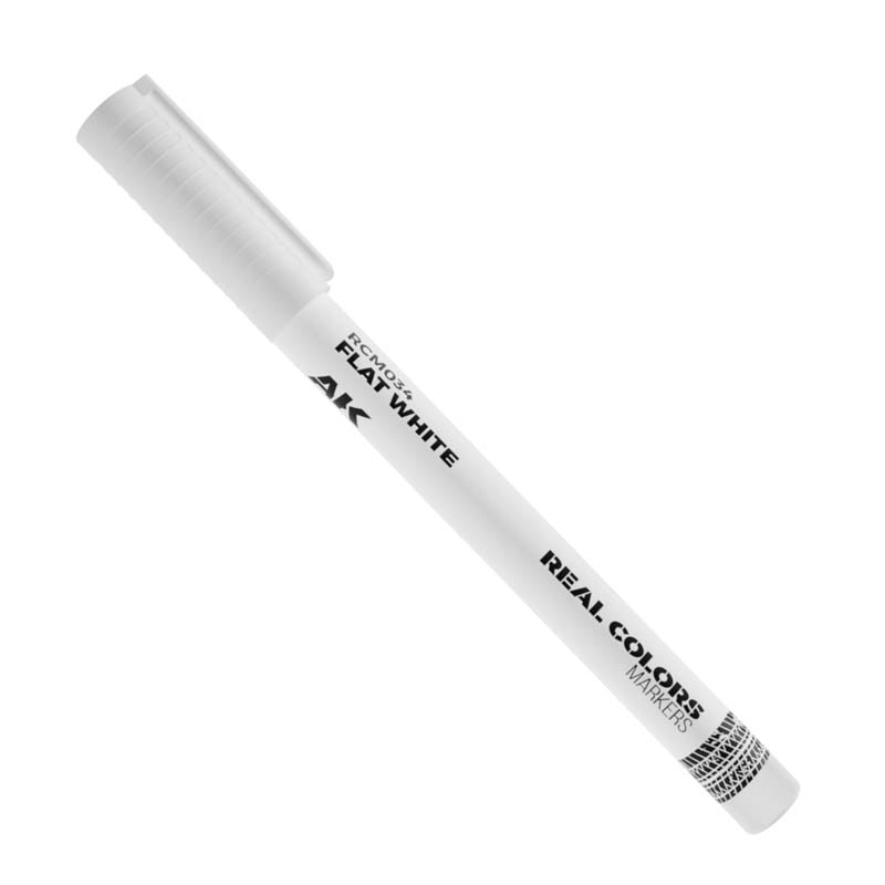 AK Interactive RCM034 Flat White Real Colors Markers