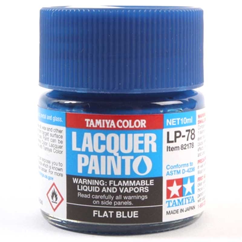 10ml LP-78 Clear Blue Lacquer Tamiya 82178