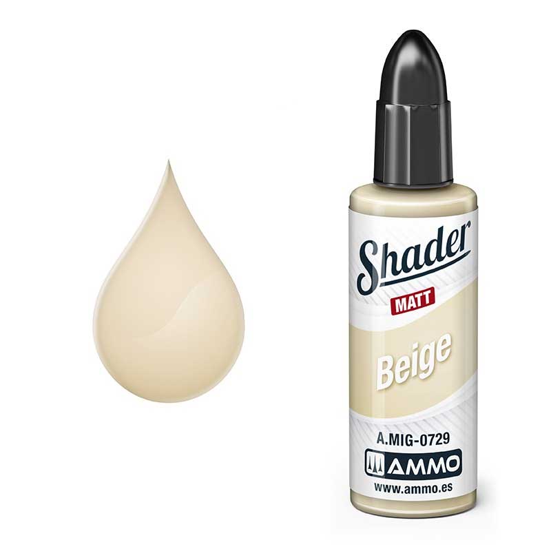 10ml MATT SHADER Beige Ammo A.MIG-0729