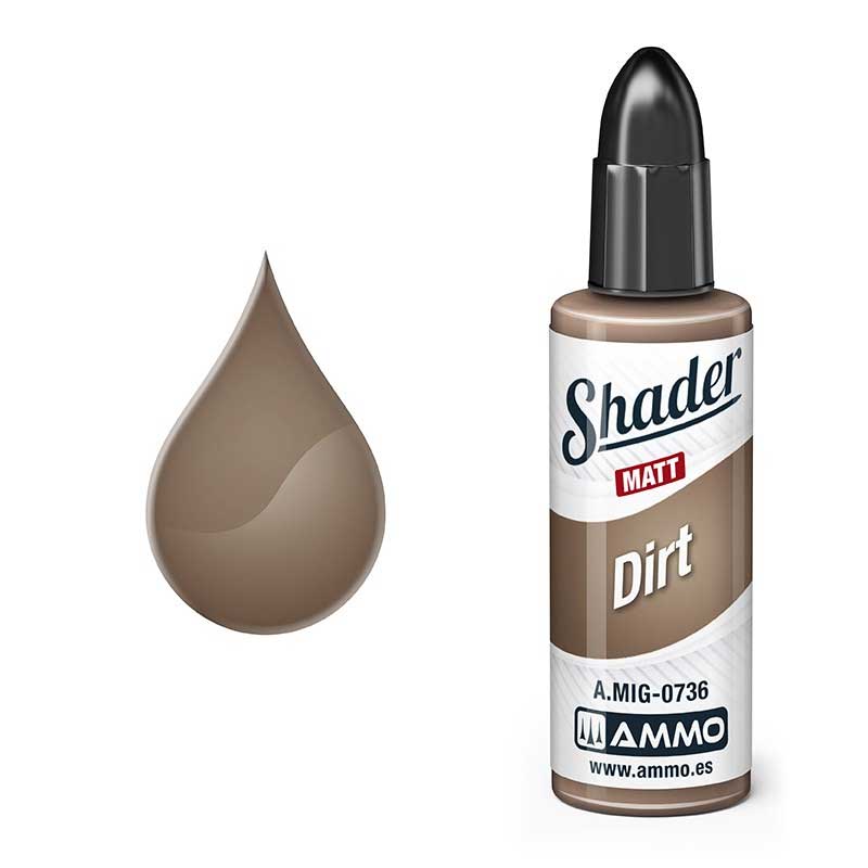 10ml MATT SHADER Dirt Ammo A.MIG-0736