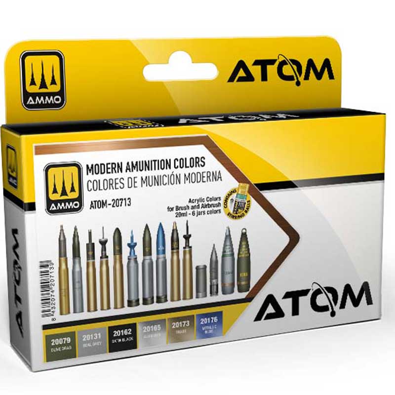 ATOM Modern Amunition Colors Set Ammo ATOM-20713