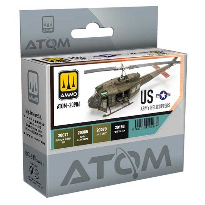 ATOM US Army Helicopters Set Ammo ATOM-20906