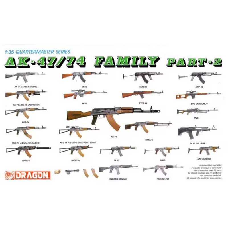 1/35 AK-47/74 Family Part 2 Dragon 3805