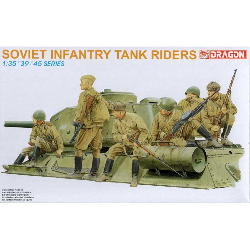 1/35 Soviet Infantry Tank Riders Dragon 6197