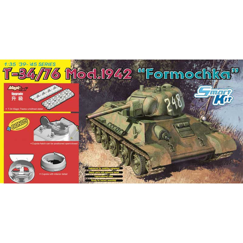 1/35 T-34/76 Mod 1942 Formochka Dragon 6401
