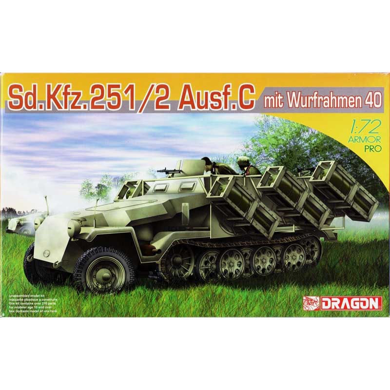 1/72 Sdkfz.251 Ausfc Wurfrahmehn 40 Dragon 7306