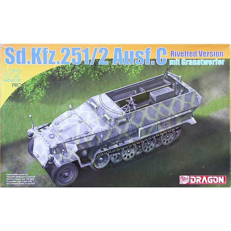 1/72 Sdkfz 251/2 Ausf C Rivetted Dragon 7308