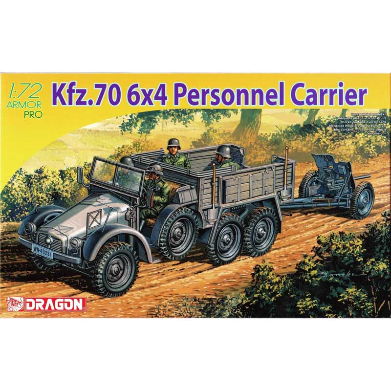 1/72 KFZ 70 6X4 Personnel Carrier Dragon 7377