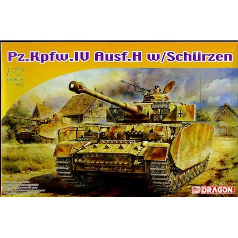 1/72 PZ KPFW IV Ausf H W/Schurzen Dragon 7497