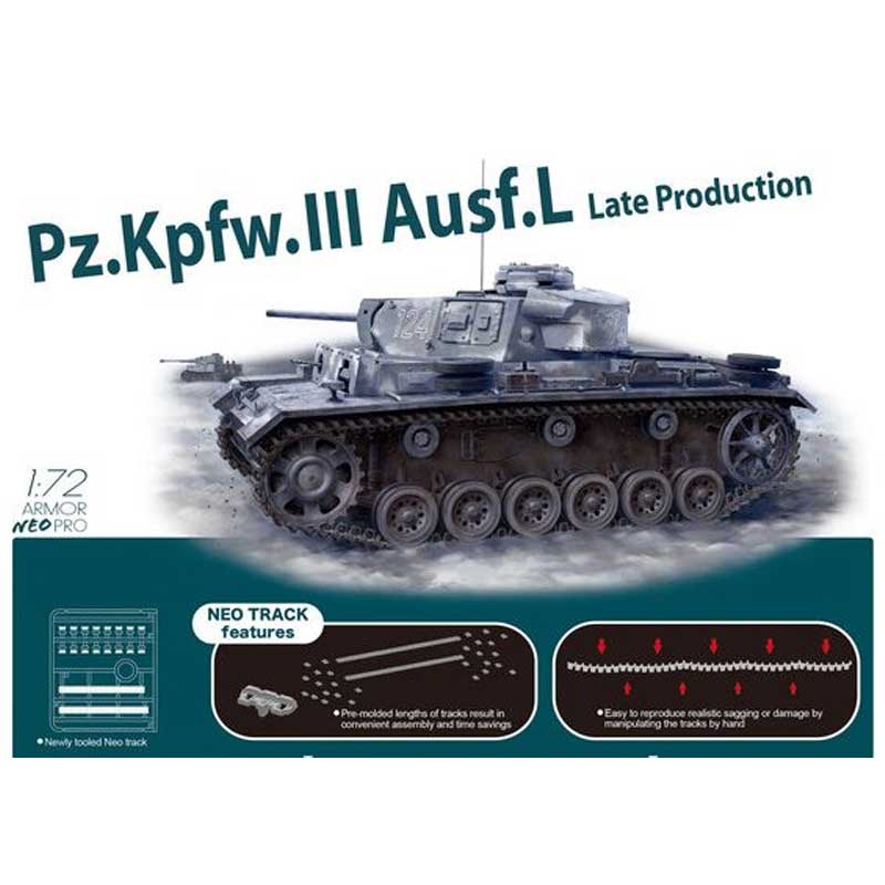 1/72 Pz.Kpfw.Iii Ausf.L Late Prod Dragon 7645