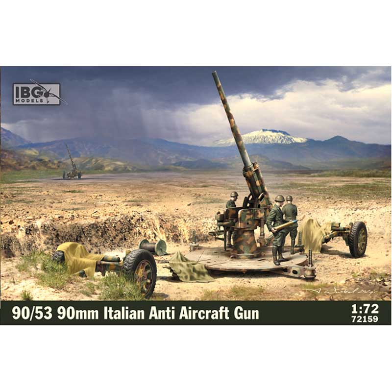 1/72 90/53 90mm Italian Anti Aircraft Gun ICM IBG72159