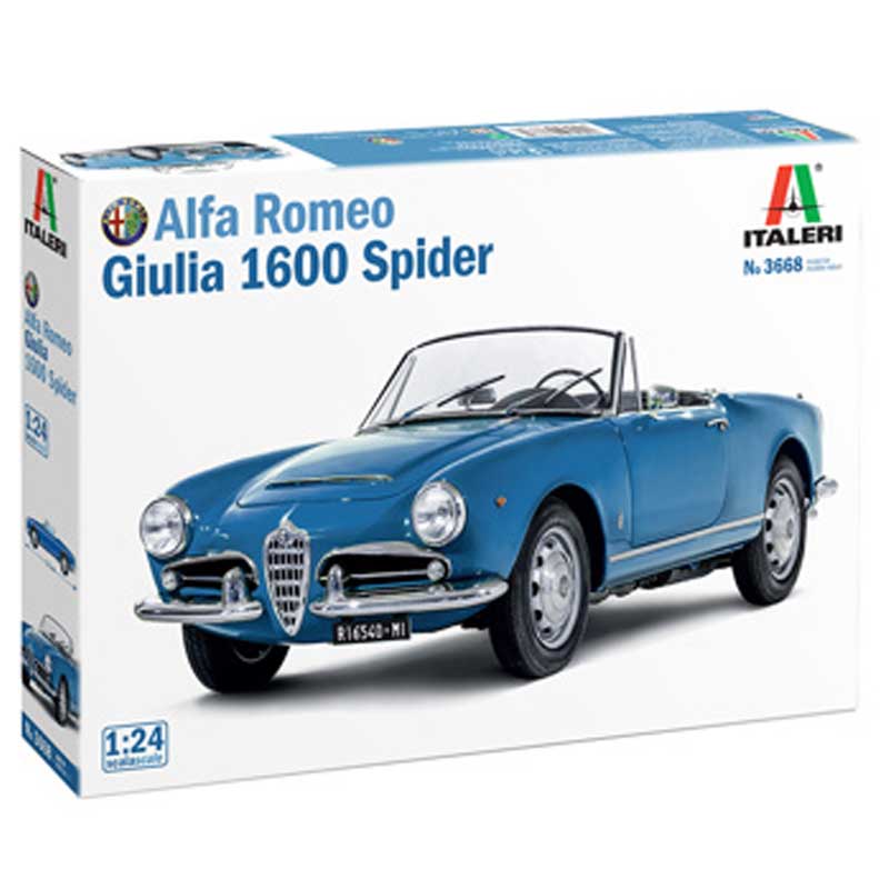 1/24 Alfa Romeo Giulia 1600 Spider Italeri 3668