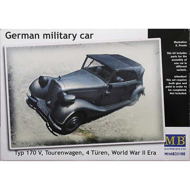 1/35 German military car Mercedes-Benz 170 V Masterbox MB35100