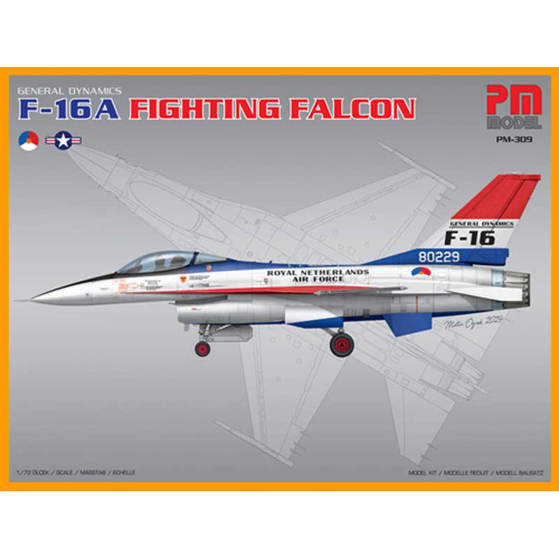 1/72 F-16 F Fighting Falcon Dutch & US Air Forces PM Model PM309