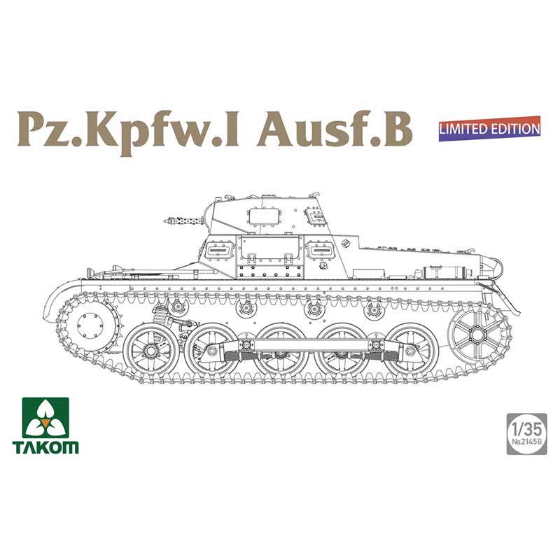 1/35 PzKpfw I Ausf B Limited Edition Takom 02145B