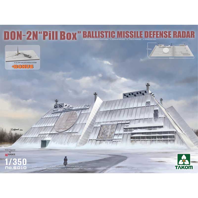 1/350 Russian Don-2N 'Pill Box' Ballistic Missile Defence Radar Takom 06010