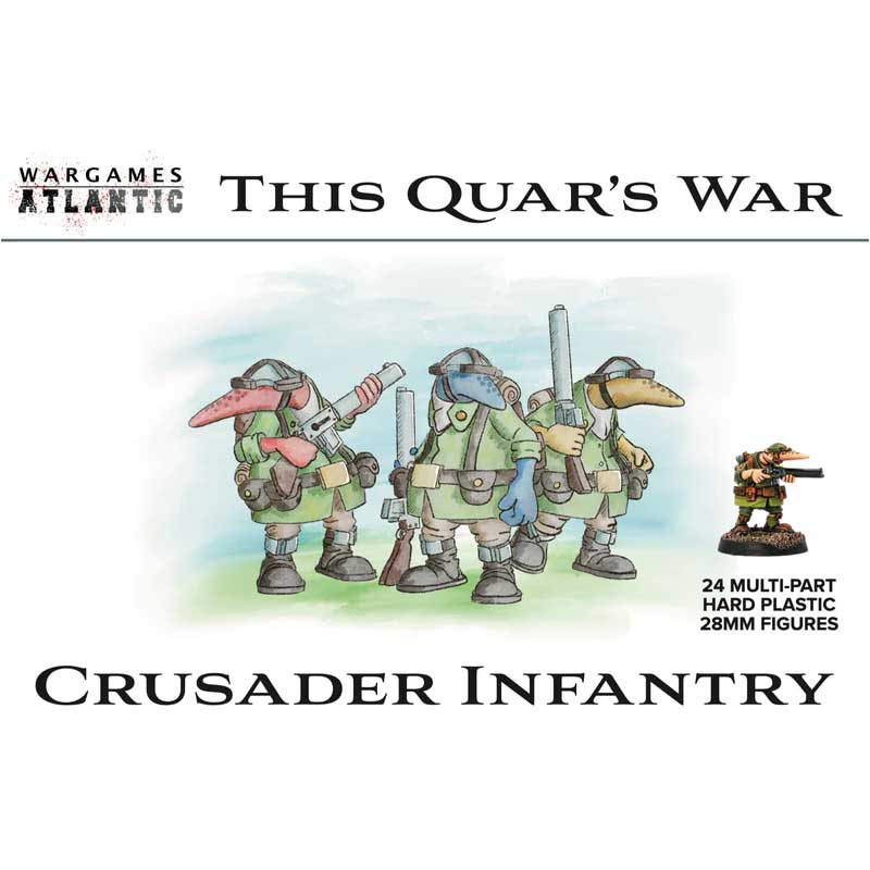 28mm Quar Crusader Infantry Wargames Atlantic WAAQU001