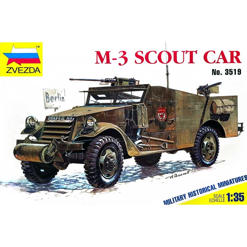 1/35 M3 Scout Car Zvezda 3519