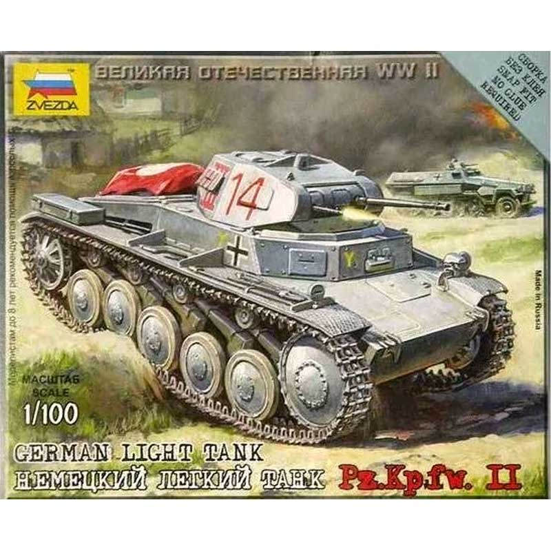 1/100 German Light Tank Snap Kit Zvezda 6102